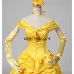 Cosrea Beauty And Beast Belle Classic Ballgown Cosplay Costume
