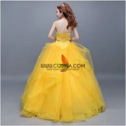 Cosrea Beauty And Beast Belle Classic Basque Style Cosplay Costume Disney Inspired