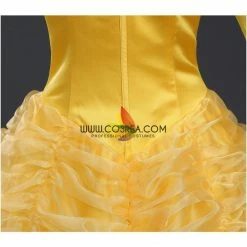 Cosrea Beauty And Beast Belle Classic Multilayer Organza Tulle Cosplay Costume