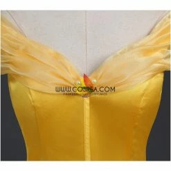 Cosrea Beauty And Beast Belle Classic Multilayer Organza Tulle Cosplay Costume