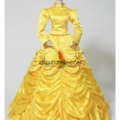 Cosrea Disney Inspired Beauty And Beast Belle Classic Winter Cosplay Costume