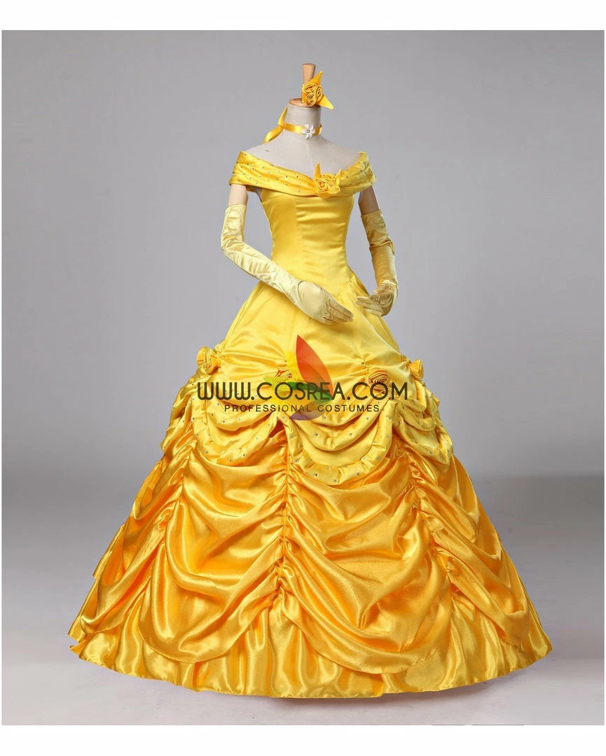 Cosrea Disney Inspired Beauty And Beast Belle Park Inspired Cosplay Costume