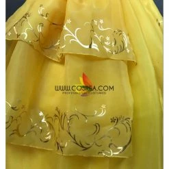 Cosrea Beauty And Beast Live Action Belle Classic Ballgown Cosplay Costume Disney Inspired