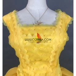Cosrea Beauty And Beast Live Action Belle Classic Ballgown Cosplay Costume Disney Inspired