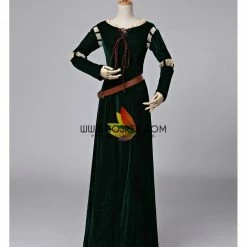 Cosrea Disney Inspired Brave Merida Classic Velvet Cosplay Costume