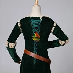 Cosrea Disney Inspired Brave Merida Classic Velvet Cosplay Costume
