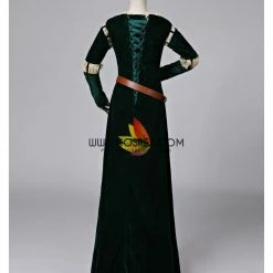 Cosrea Disney Inspired Brave Merida Classic Velvet Cosplay Costume