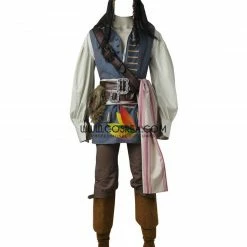 Cosrea Captain Jack Sparrow Pirates Of Caribbean Deadman Tell No Tales Cosplay Costume