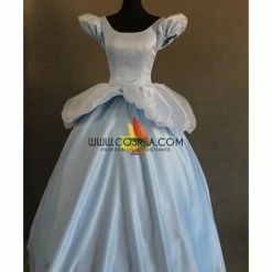 Cosrea Disney Inspired Cinderella Classic Scallop Sleeves Cosplay Costume