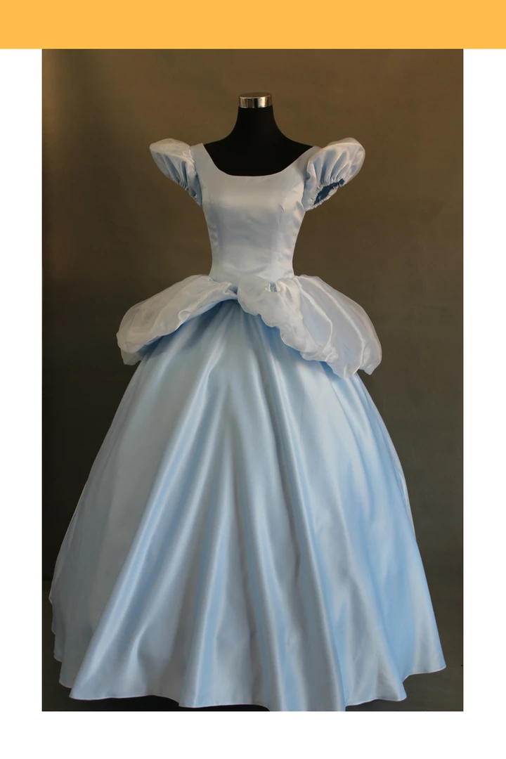 Cosrea Disney Inspired Cinderella Classic Scallop Sleeves Cosplay Costume