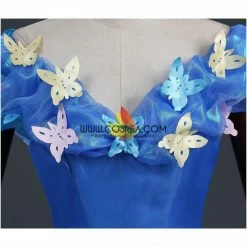 Cosrea Cinderella Live Action Glass Tulle Cosplay Costume Disney Inspired
