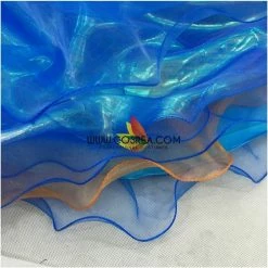 Cosrea Cinderella Organza Tulle Ballgown With Extended Train Cosplay Costume