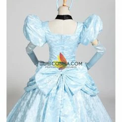 Cosrea Cinderella Park Inspired Brocade Satin Cosplay Costume