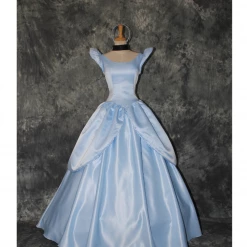 Cosrea Disney Inspired Cinderella Simple Satin Cosplay Costume