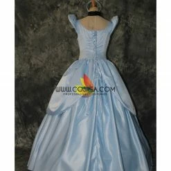 Cosrea Disney Inspired Cinderella Simple Satin Cosplay Costume