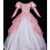 Cosrea Disney Inspired Little Mermaid Ariel Classic Pink Satin Cosplay Costume