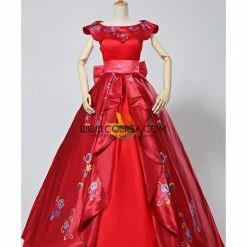 Cosrea Disney Inspired Elena Of Avalor Embroidered Regal Cosplay Costume