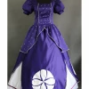 Cosrea First Princess Sofia Midnight Purple Satin Cosplay Costume Disney Inspired