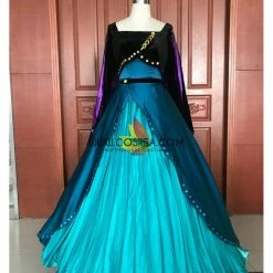 Cosrea Frozen 2 Anna Queen Coronation Embroidered Cosplay Costume Disney Inspired