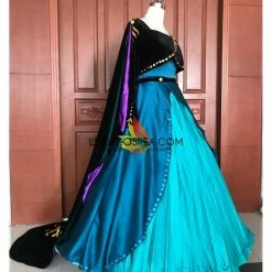 Cosrea Frozen 2 Anna Queen Coronation Embroidered Cosplay Costume Disney Inspired