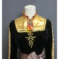 Cosrea Frozen 2 Anna Embroidered Travel Cosplay Costume