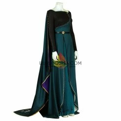 Cosrea Frozen 2 Anna Queen Coronation Printed Cosplay Costume Disney Inspired