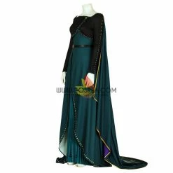 Cosrea Frozen 2 Anna Queen Coronation Printed Cosplay Costume Disney Inspired