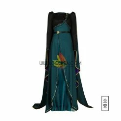 Cosrea Frozen 2 Anna Queen Coronation Printed Cosplay Costume Disney Inspired