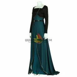 Cosrea Frozen 2 Anna Queen Coronation Printed Cosplay Costume Disney Inspired