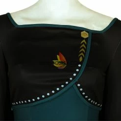 Cosrea Frozen 2 Anna Queen Coronation Printed Cosplay Costume Disney Inspired