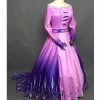 Cosrea Disney Inspired Frozen 2 Elsa Formal Attire In Gradient Cosplay Costume