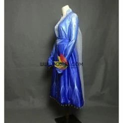 Cosrea Disney Inspired Frozen 2 Elsa Gradient Satin Cosplay Costume