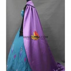 Cosrea Disney Inspired Frozen Elsa Coronation Embroidered Cosplay Costume