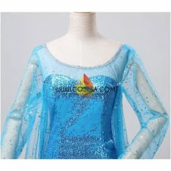 Cosrea Disney Inspired Frozen Elsa Sequin Fabric Cosplay Costume