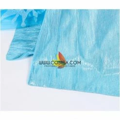 Cosrea Frozen Elsa With Glittered Sleeves And Frostflake Cape Cosplay Costume Disney Inspired