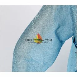 Cosrea Frozen Elsa With Glittered Sleeves And Frostflake Cape Cosplay Costume Disney Inspired