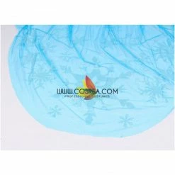 Cosrea Frozen Elsa With Glittered Sleeves And Frostflake Cape Cosplay Costume Disney Inspired