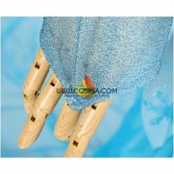Cosrea Frozen Elsa With Glittered Sleeves And Frostflake Cape Cosplay Costume Disney Inspired