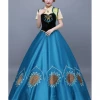 Cosrea Frozen Fever Anna Embroidered Cosplay Costume