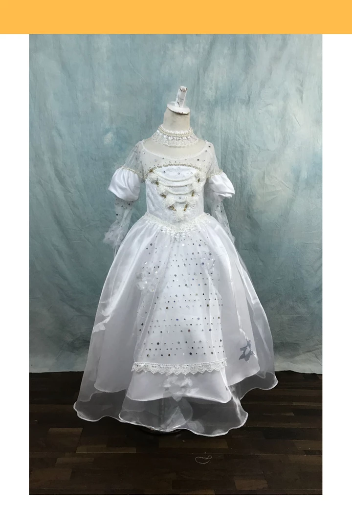 Cosrea Girls Size White Queen Cosplay Costume Disney Inspired