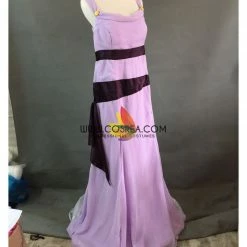 Cosrea Hercules Megara Lilac Purple Chiffon Satin Cosplay Costume Disney Inspired