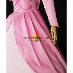 Cosrea Disney Inspired Little Mermaid Ariel Classic Blush Pink Satin Cosplay Costume