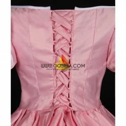 Cosrea Disney Inspired Little Mermaid Ariel Classic Pink Satin Cosplay Costume