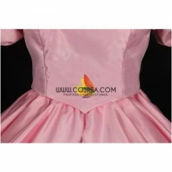 Cosrea Disney Inspired Little Mermaid Ariel Classic Pink Satin Cosplay Costume