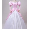 Cosrea Little Mermaid Ariel Classic Pink With Chiffon Sleeves Cosplay Costume