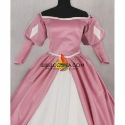 Cosrea Little Mermaid Ariel Classic Rose Pink Satin Cosplay Costume Disney Inspired