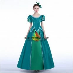 Cosrea Little Mermaid Ariel Emerald Green Cosplay Costume