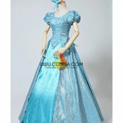 Cosrea Little Mermaid Ariel Park Inspired Brocade Satin Cosplay Costume Disney Inspired