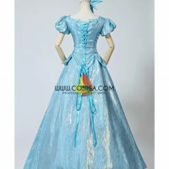 Cosrea Little Mermaid Ariel Park Inspired Brocade Satin Cosplay Costume Disney Inspired