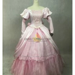 Cosrea Little Mermaid Ariel Pastel Pink Wedding Cosplay Costume